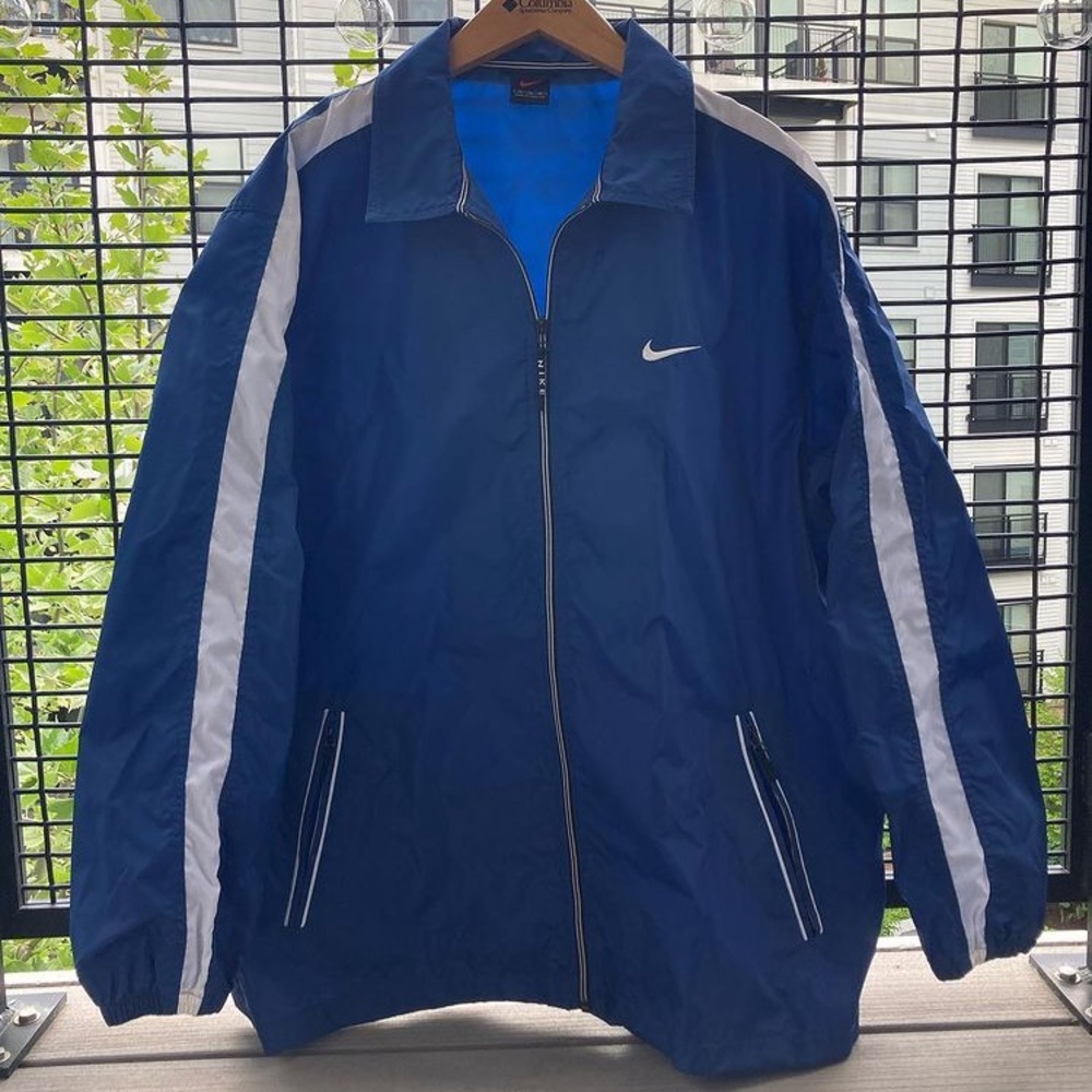 Vintage Nike Black Tag Windbreaker Zip Up Jacket